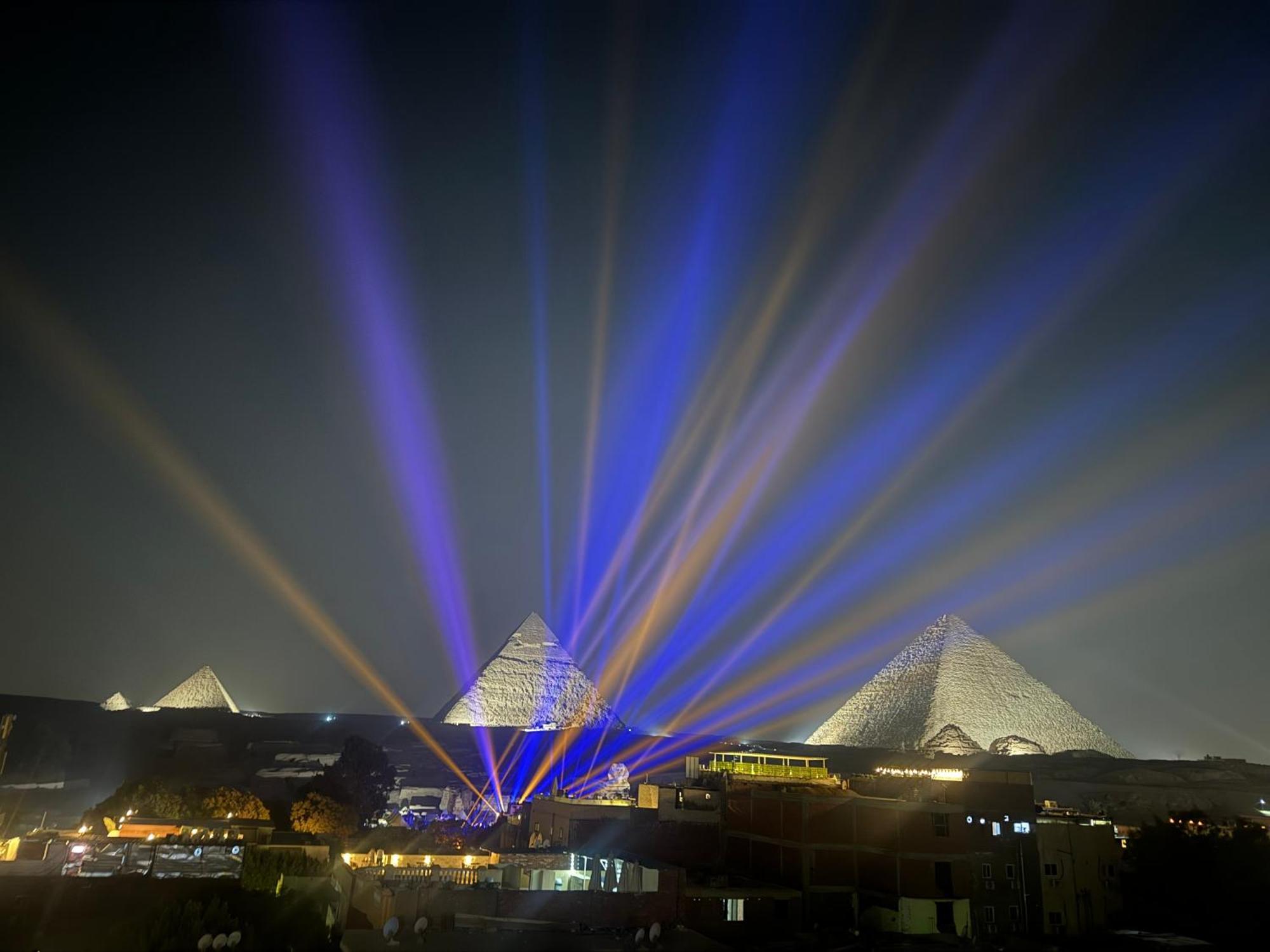 Pyramids And Sphinx Hotel Kafrat al Jabal Exterior photo